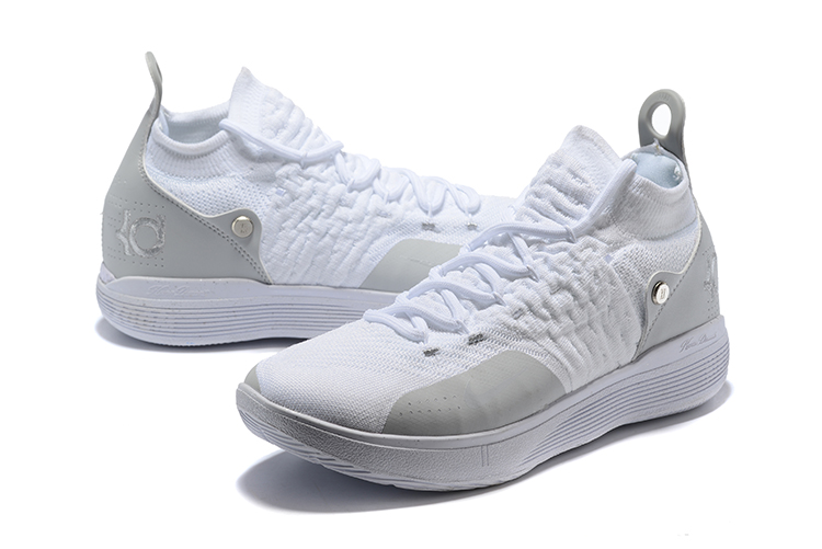 Men Nike KD 11 White Grey Shoes